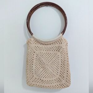 Vintage Macrame Handbag